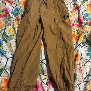 SHEIN Kids Casual Tan Cargo Pants